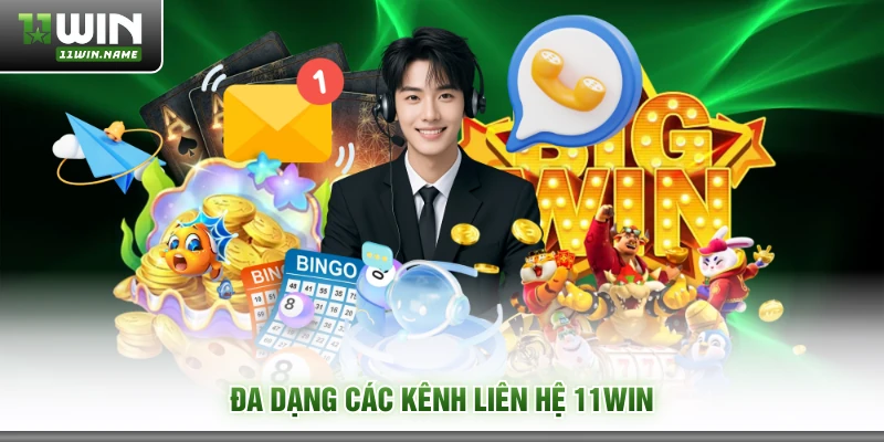 Đa dạng các kênh liên hệ 11WIN
